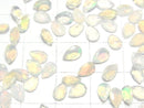 [Video]High Quality Ethiopian Opal AAA Loose stone Pear shape Faceted 6x4mm 5pcs