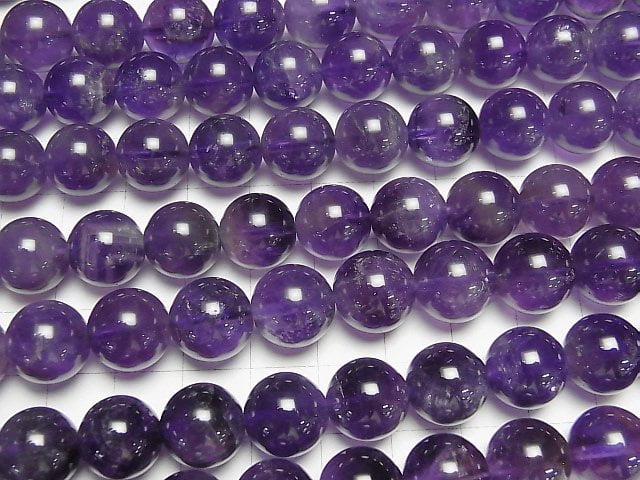 Amethyst AA+ Round 12mm half or 1strand beads (aprx.15inch/37cm)