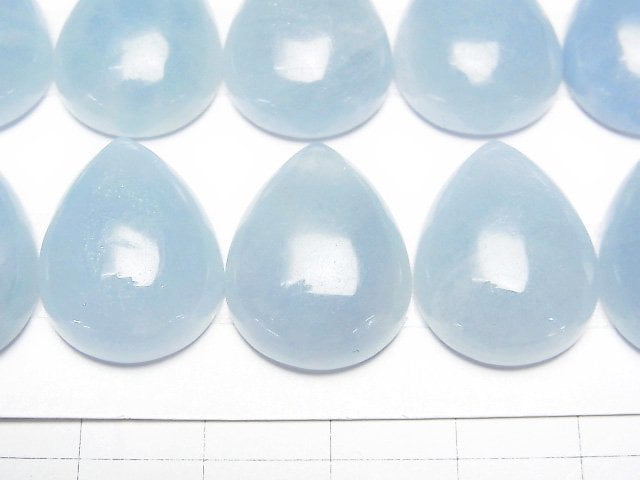 [Video]Namibia Aquamarine AAA Pear shape Cabochon 20x15mm 1pc