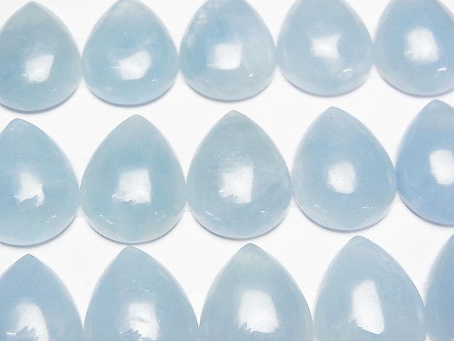 [Video]Namibia Aquamarine AAA Pear shape Cabochon 20x15mm 1pc