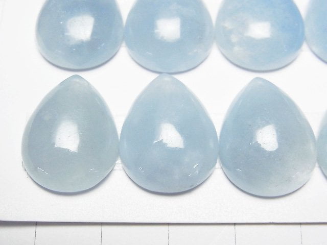 [Video] Namibia Aquamarine AAA- Pear shape Cabochon 20x15mm 1pc