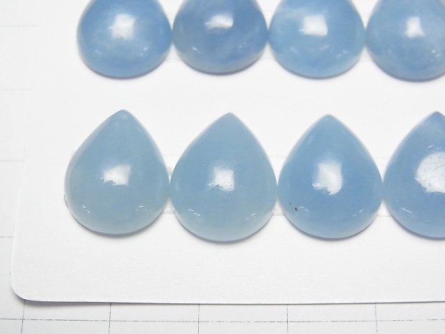 [Video]Namibia Aquamarine AAA Pear shape Cabochon 16x12mm 1pc