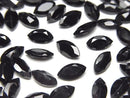 [Video] High Quality Black Spinel AAA Loose Stone Marquise Faceted 8x4mm 5pcs