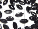 [Video] High Quality Black Spinel AAA Loose Stone Marquise Faceted 8x4mm 5pcs