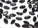 [Video] High Quality Black Spinel AAA Loose Stone Marquise Faceted 8x4mm 5pcs