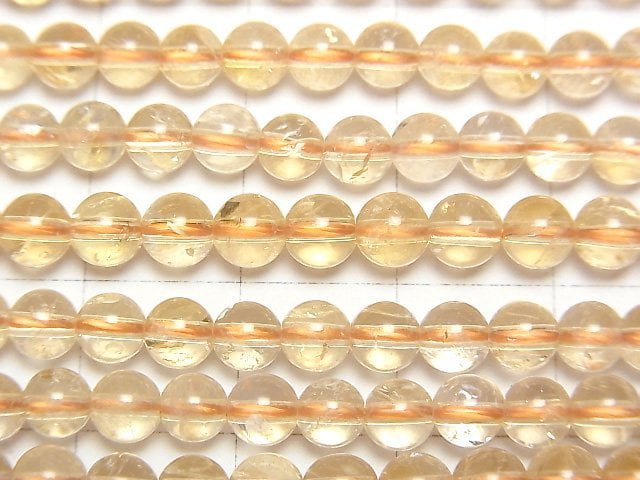 [Video]Citrine AA++ Round 4.5mm 1strand beads (aprx.15inch/38cm)