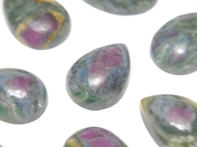 Ruby in Fuchsite Gemstone Beads