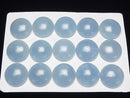 [Video] Namibia Aquamarine AAA Round Cabochon 20x20mm 1pc