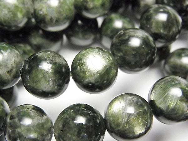 [Video] Star Chrome Diopside AA Round 12-12.5mm Bracelet