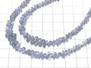 [Video]High Quality Blue Green Sapphire AA++ Drop Faceted Briolette half or 1strand beads (aprx.7inch/18cm)