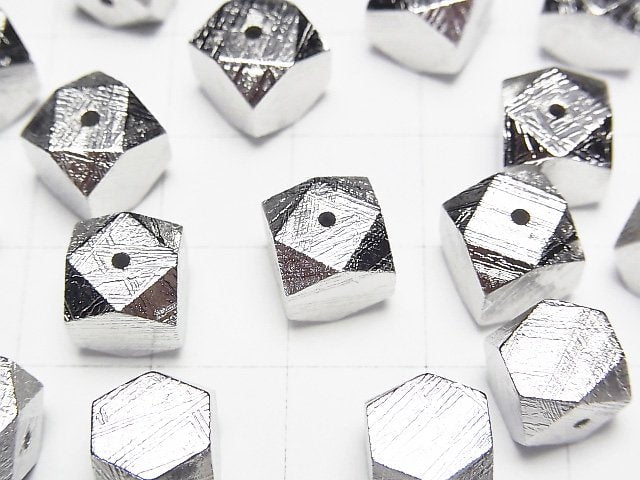 [Video]Meteorite (Muonionalusta) Cube Shape 6mm,8mm,10mm 1pc