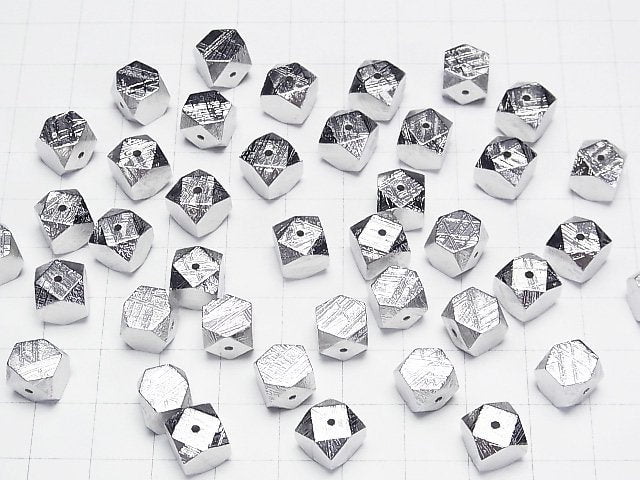 [Video]Meteorite (Muonionalusta) Cube Shape 6mm,8mm,10mm 1pc