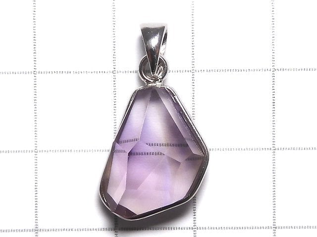 [Video][One of a kind] High Quality Ametrine AAA- Faceted Pendant Silver925 NO.203