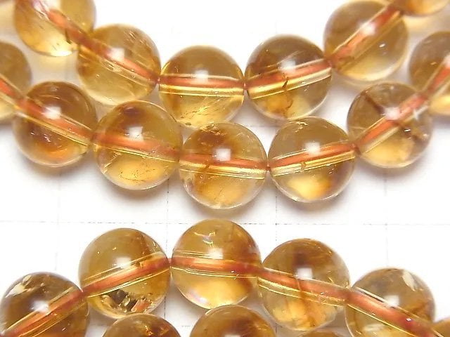 [Video] Brandy Phantom Citrine AAA Round 8mm Bracelet