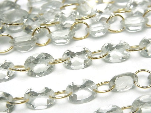[Video] High Quality Green Amethyst AAA- Oval Faceted 8x6mm [Double Hole] 1strand (10pcs )