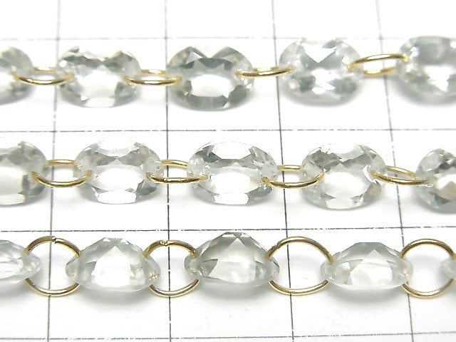 [Video] High Quality Green Amethyst AAA- Oval Faceted 8x6mm [Double Hole] 1strand (10pcs )