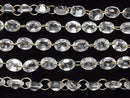 [Video] High Quality Crystal AAA- Oval Faceted 8x6mm [Double Hole] 1strand (10pcs )