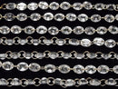 [Video] High Quality Crystal AAA - Oval Faceted 8x6mm [Double Hole] 1 Strand (10pcs)