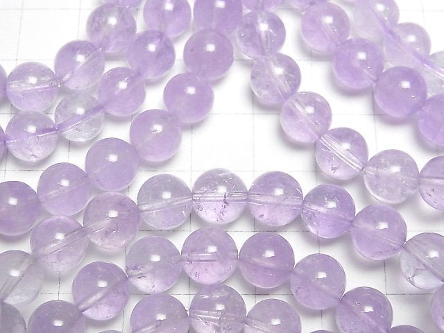 [Video] Rose Amethyst AA++ Round 8mm Bracelet