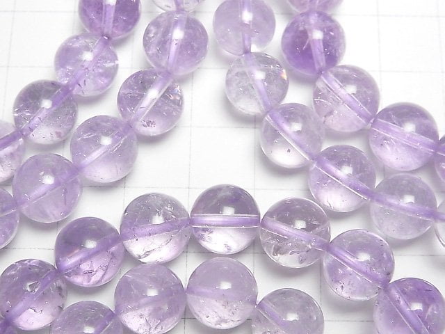 [Video] Rose Amethyst AAA- Round 10mm Bracelet