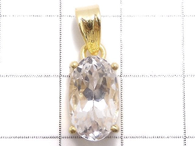 [Video][One of a kind] High Quality Kunzite AAA Faceted Pendant 18KGP NO.36