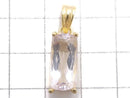 [Video][One of a kind] High Quality Kunzite AAA Faceted Pendant 18KGP NO.40