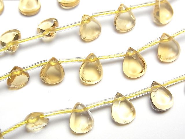 [Video]Citrine AA++ Pear shape (Smooth) 1strand beads (aprx.6inch/16cm)