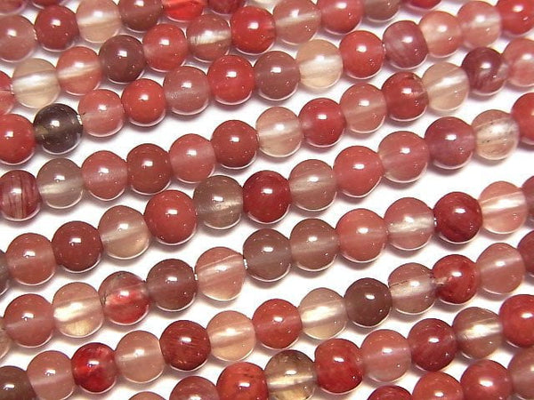 [Video] Tibetan Andesine AAA- Semi Round 4.5mm half or 1strand beads (aprx.15inch/38cm)