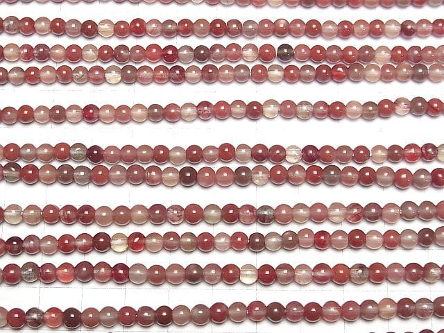 [Video] Tibetan Andesine AAA- Semi Round 4.5mm half or 1strand beads (aprx.15inch/38cm)