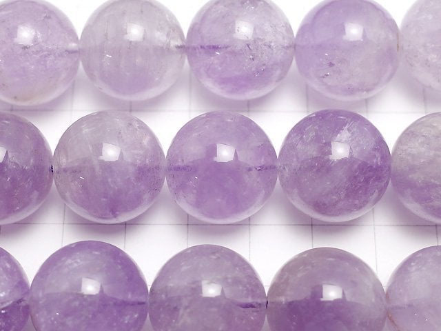 [Video] Lavender Amethyst AA++ Round 18mm 1/4 or 1strand beads (aprx.13inch/32cm)
