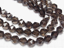 Smoky Quartz AAA 20Faceted Round 12mm [Dark color] 1/4 or 1strand beads (aprx.15inch/36cm)