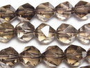 Smoky Quartz AAA 20Faceted Round 12mm [Light color] 1/4 or 1strand beads (aprx.15inch/36cm)