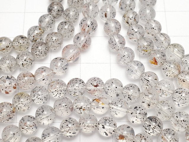 [Video] Mica in Quartz Round 6mm Bracelet