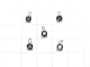 [Video] [Japan] High Quality Sapphire AAA Round Faceted 4x4x3mm Pendant [K10 Yellow Gold] 1pc