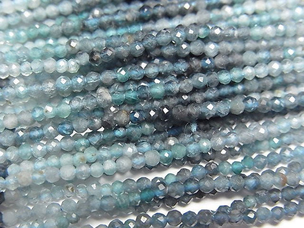 [Video]High Quality! Grandidierite AA+ Faceted Round 2mm 1strand beads (aprx.12inch/30cm)