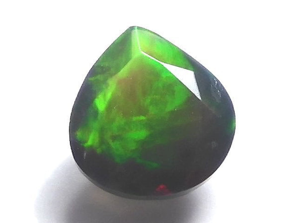 [Video][One of a kind] High Quality Black Opal AAA Loose stone Faceted 1pc NO.105