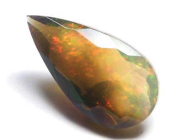 [Video][One of a kind] High Quality Black Opal AAA Loose stone Faceted 1pc NO.108