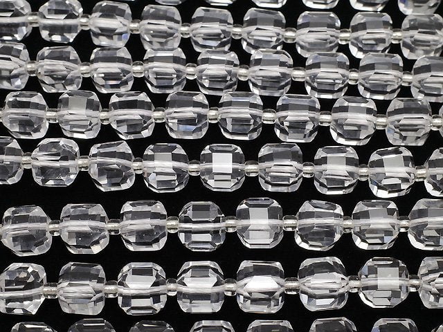 [Video]High Quality! Crystal AAA Cube Shape 8.5x8.5x8.5mm 1/4 or 1strand beads (aprx.13inch/32cm)