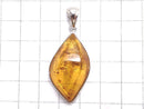 [Video][One of a kind] Baltic Amber Pendant Silver925 NO.11