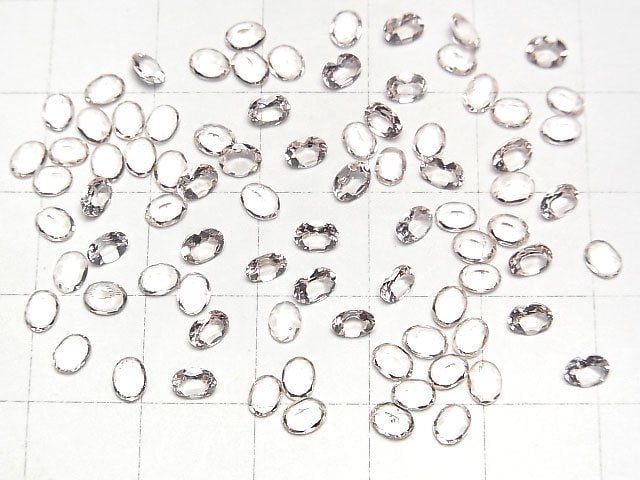 [Video]High Quality Morganite AAAA Loose stone Oval Faceted 4x3mm 3pcs