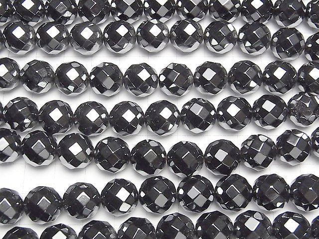 [Video]Hematite 64Faceted Round 12mm half or 1strand beads (aprx.15inch/38cm)