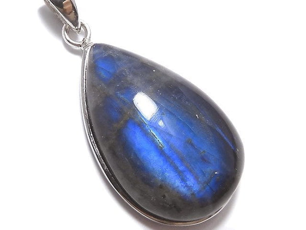 [Video][One of a kind] Labradorite AAA Pendant Silver925 NO.1