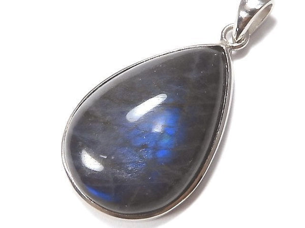 [Video][One of a kind] Labradorite AAA Pendant Silver925 NO.2