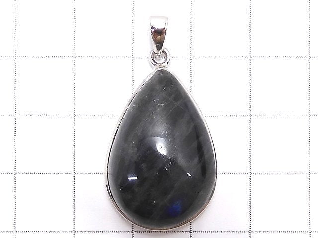 [Video][One of a kind] Labradorite AAA Pendant Silver925 NO.6