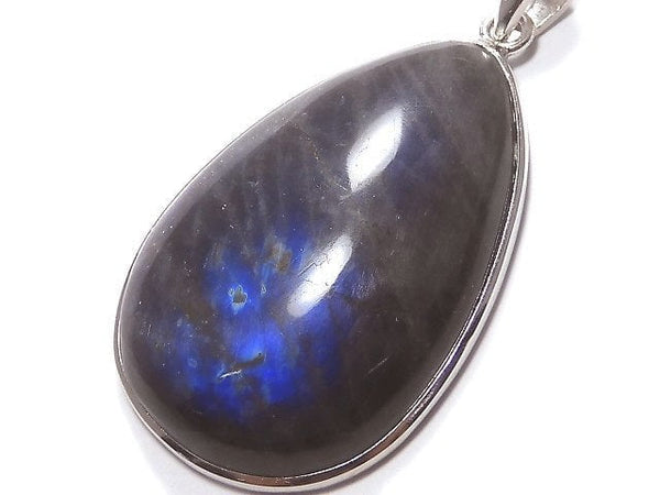 [Video][One of a kind] Labradorite AAA Pendant Silver925 NO.10