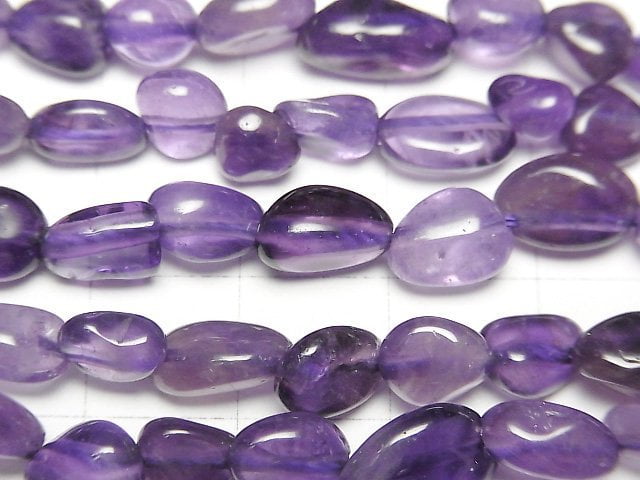 [Video]Amethyst AA+ Small Size Nugget 1strand beads (aprx.15inch/36cm)