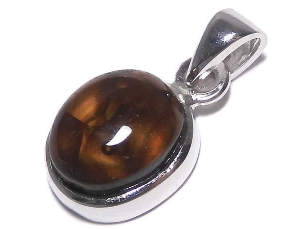 [Video][One of a kind] Mexico Fire Agate AAA- Pendant Silver925 NO.21