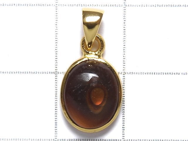 [Video][One of a kind] Mexico Fire Agate AAA- Pendant 18KGP NO.28