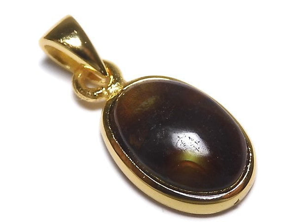 [Video][One of a kind] Mexico Fire Agate AAA- Pendant 18KGP NO.29