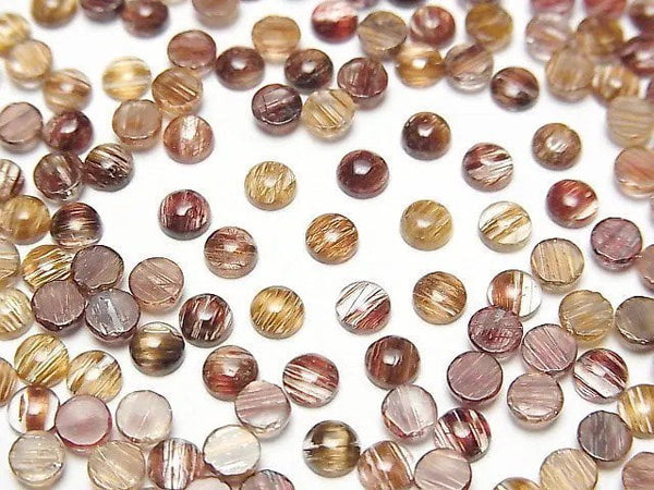 Rutilated Quartz Gemstone Beads